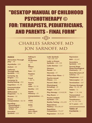 cover image of Desktop Manual of Childhood Psychotherapy &#169; For
